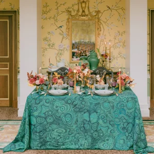 Malachite Tablecloth