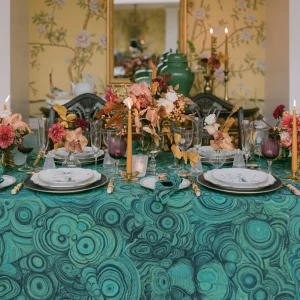 Malachite Tablecloth