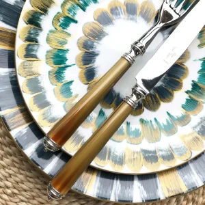 Marbella 4-Piece Horn Cutlery Set