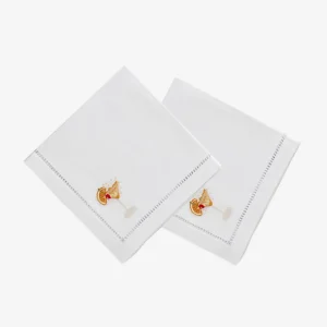 Martini Cocktail Napkins - Set of Two