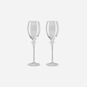 Medusa Lumiere Pair of White Wine Glasses