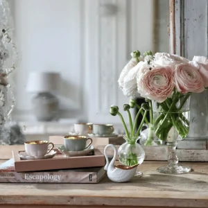 Melon Espresso Cup & Saucer Celadon