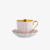 Melon Teacup & Saucer Pink