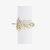 Mother of Pearl Garland Napkin Ring - Set of 4