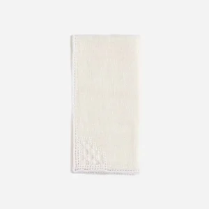 Mozzano Embroidered Napkin - White