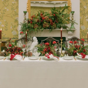 Mozzano Tablecloth with 12 Napkins White