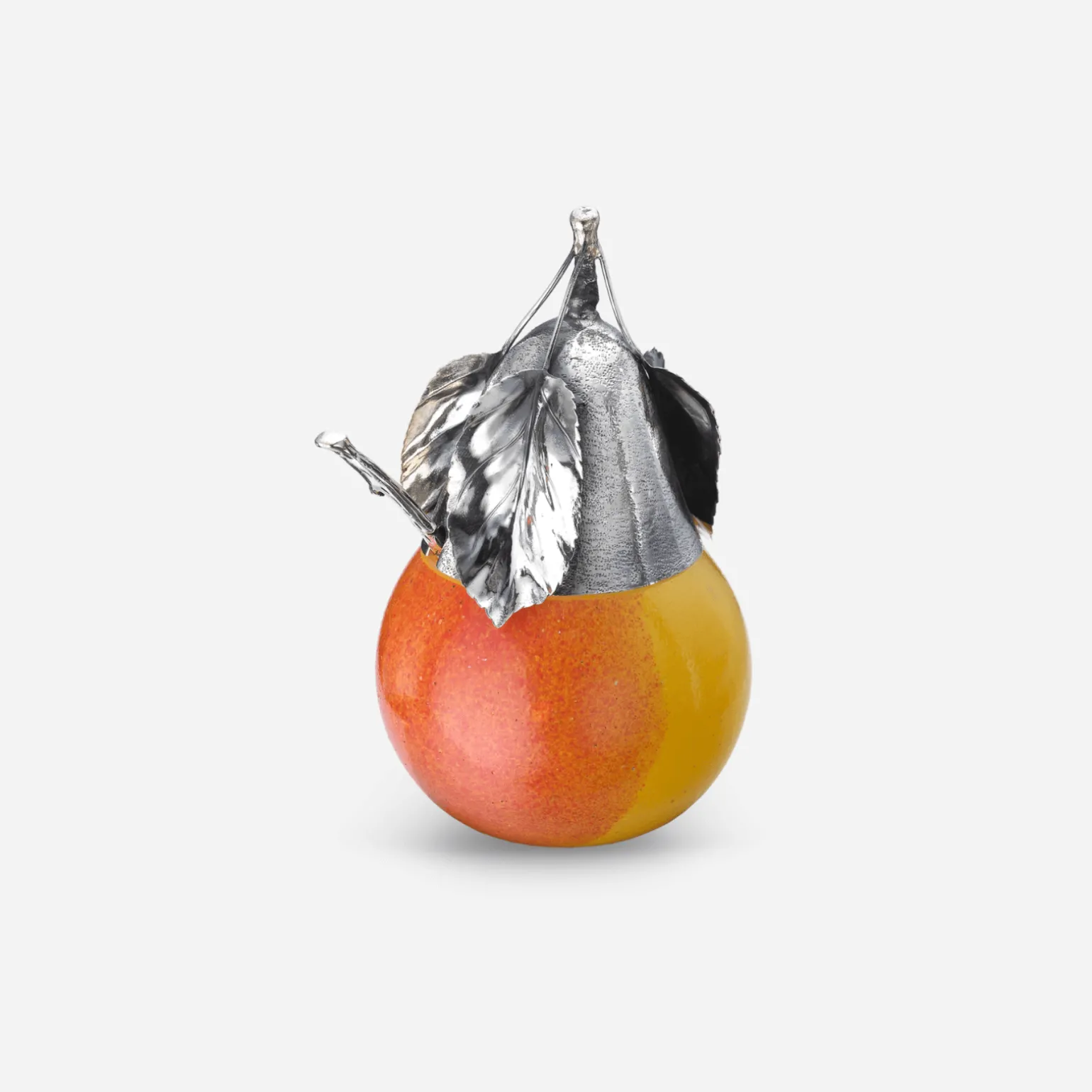 murano_glass_yellow_pear__0.webp Murano Glass Yellow Pear Jam Jar