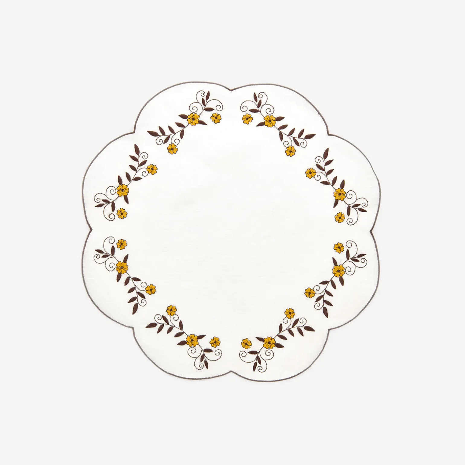 mustard_flower_placemat___0.webp Mustard Flower Placemat - Set of 4