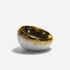 Naturo White & Gold Centerpiece