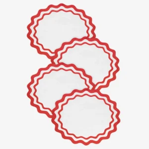 Ondas Placemat Burnt Orange - Set of 4