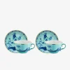 Oriente Italiano Teacup & Saucer Iris - Set of 2