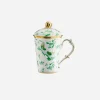 Oro di Doccia Mug with Lid Jade