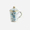 Oro di Doccia Mug with Lid Turquoise