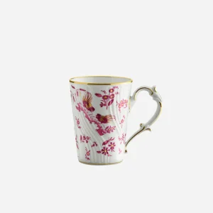 Oro di Doccia Mug with Lid Magenta