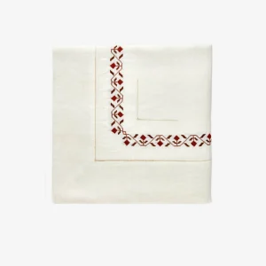 Ottoman Hand-embroidered Tablecloth - Brown