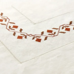 Ottoman Hand-embroidered Tablecloth - Brown