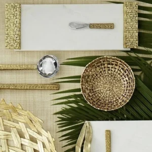 Palm Cheese Board with Matching Spreader