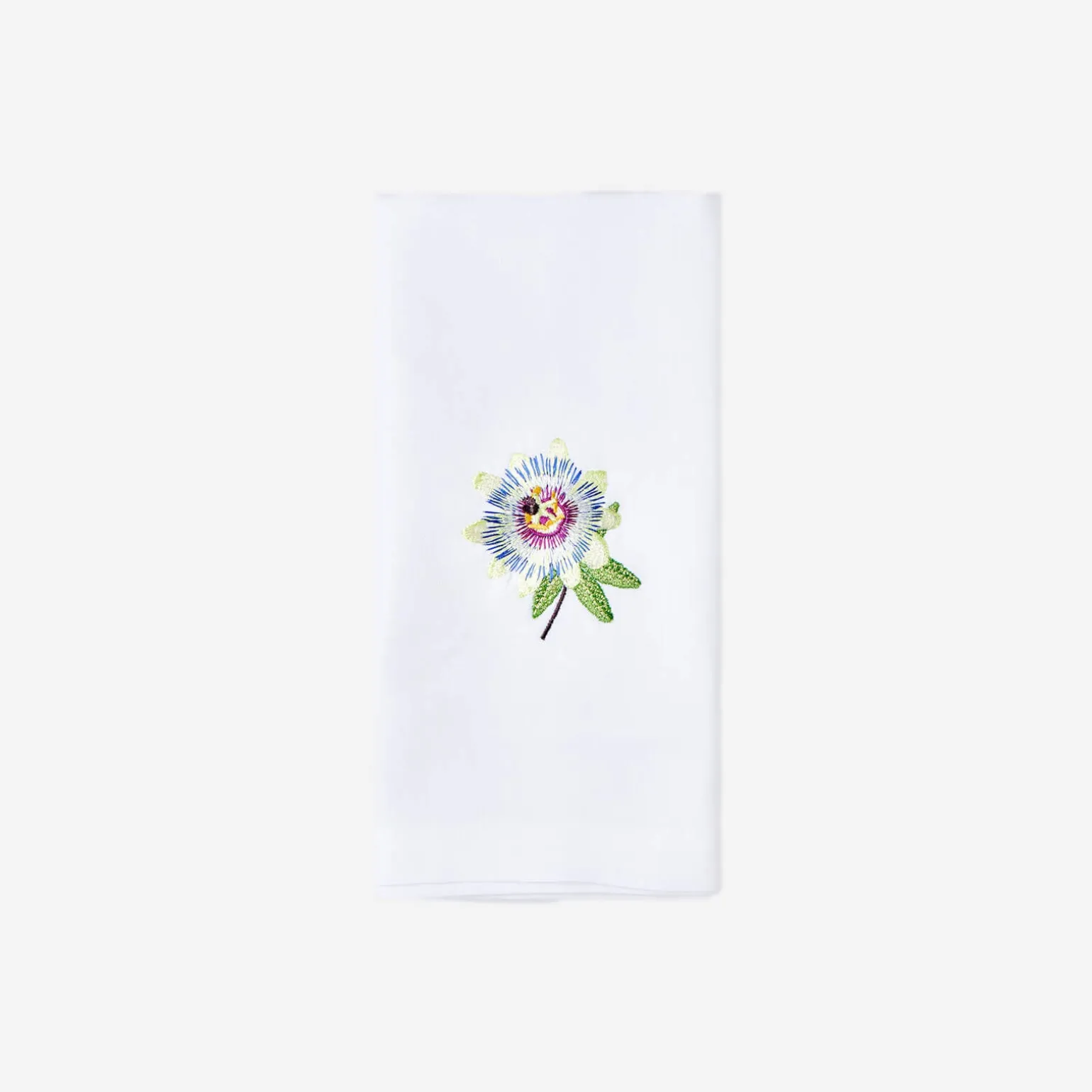 passion_flower_embroidere_0.webp Passion Flower Embroidered Napkin