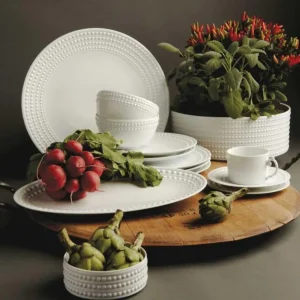 Perlée White Rectangular Platter