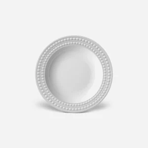 Perlée White Soup Plate
