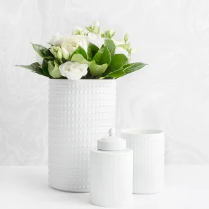 Perlée White Vase