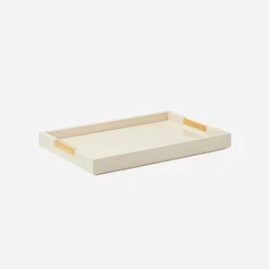 Piero Lacquer Vanity Tray - Cream