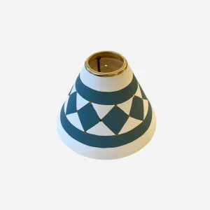 Pilatos Hand-Painted Candle Shade Sage