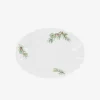 Pine Branches Oval Serving Platter Small