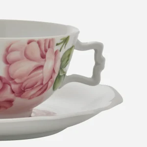 Plein Air Low Teacup and Saucer