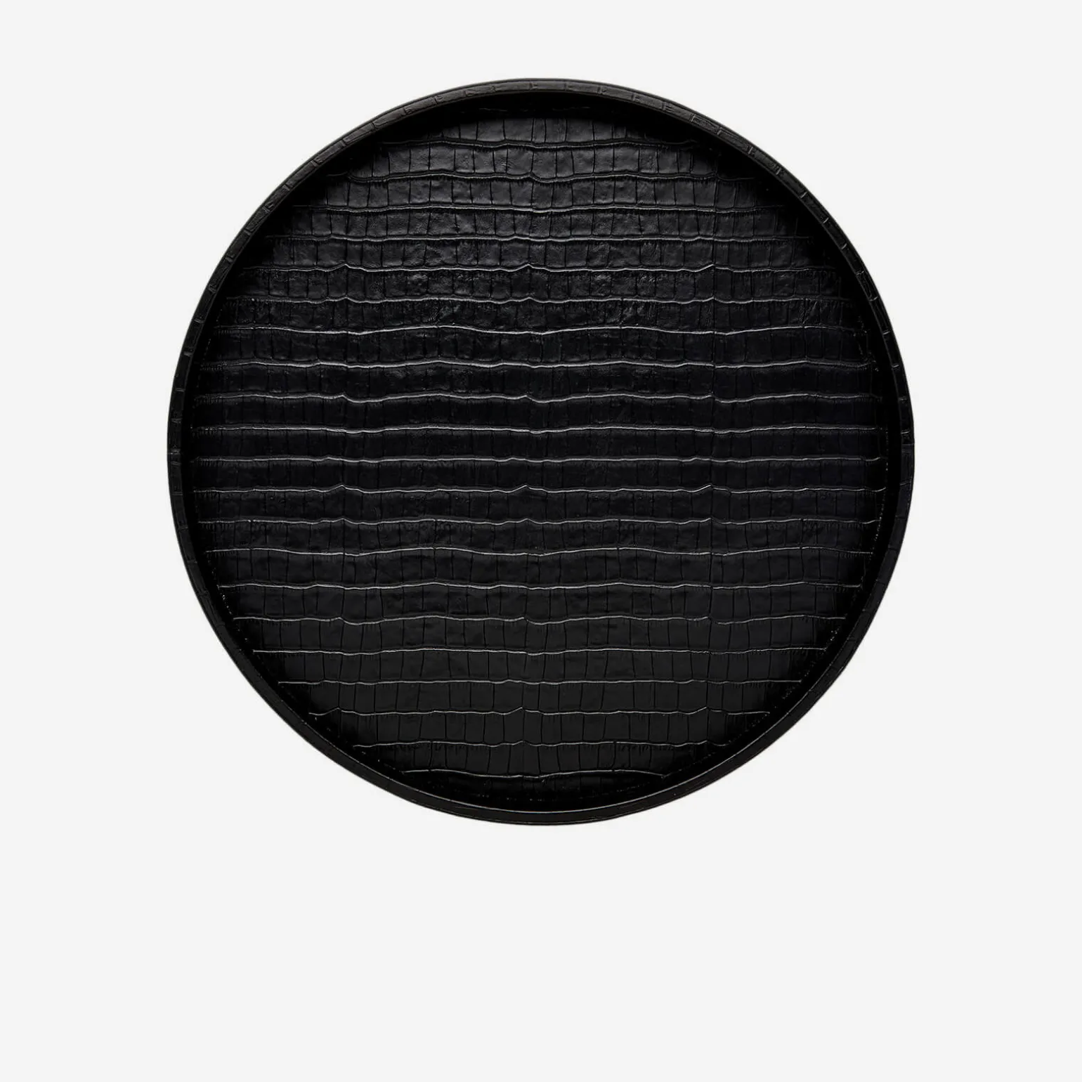 polo_medium_round_crocodi_1.webp Polo Medium Round Crocodile Tray Black