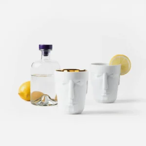 Prometheus Satin White Tumbler