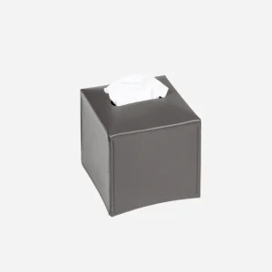 Ready Leather Tissue Holder Lava