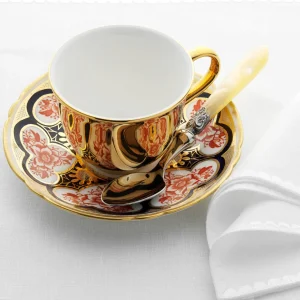 Reflect Gold Tea Cup & Saucer