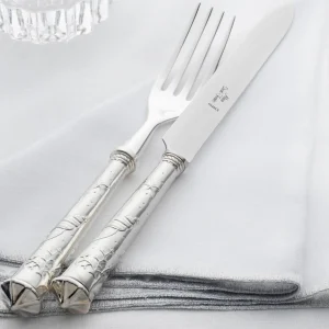 Roi Corail 4-Piece Silver Plated Cutlery Set