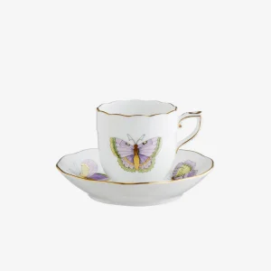 Royal Garden Butterfly Espresso Cup & Saucer