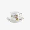 Royal Garden Flower Espresso Cup & Saucer