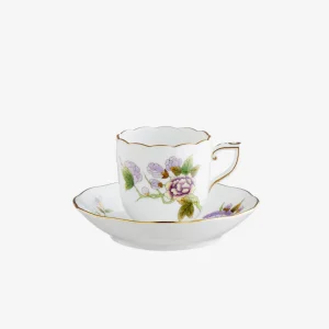 Royal Garden Flower Espresso Cup & Saucer