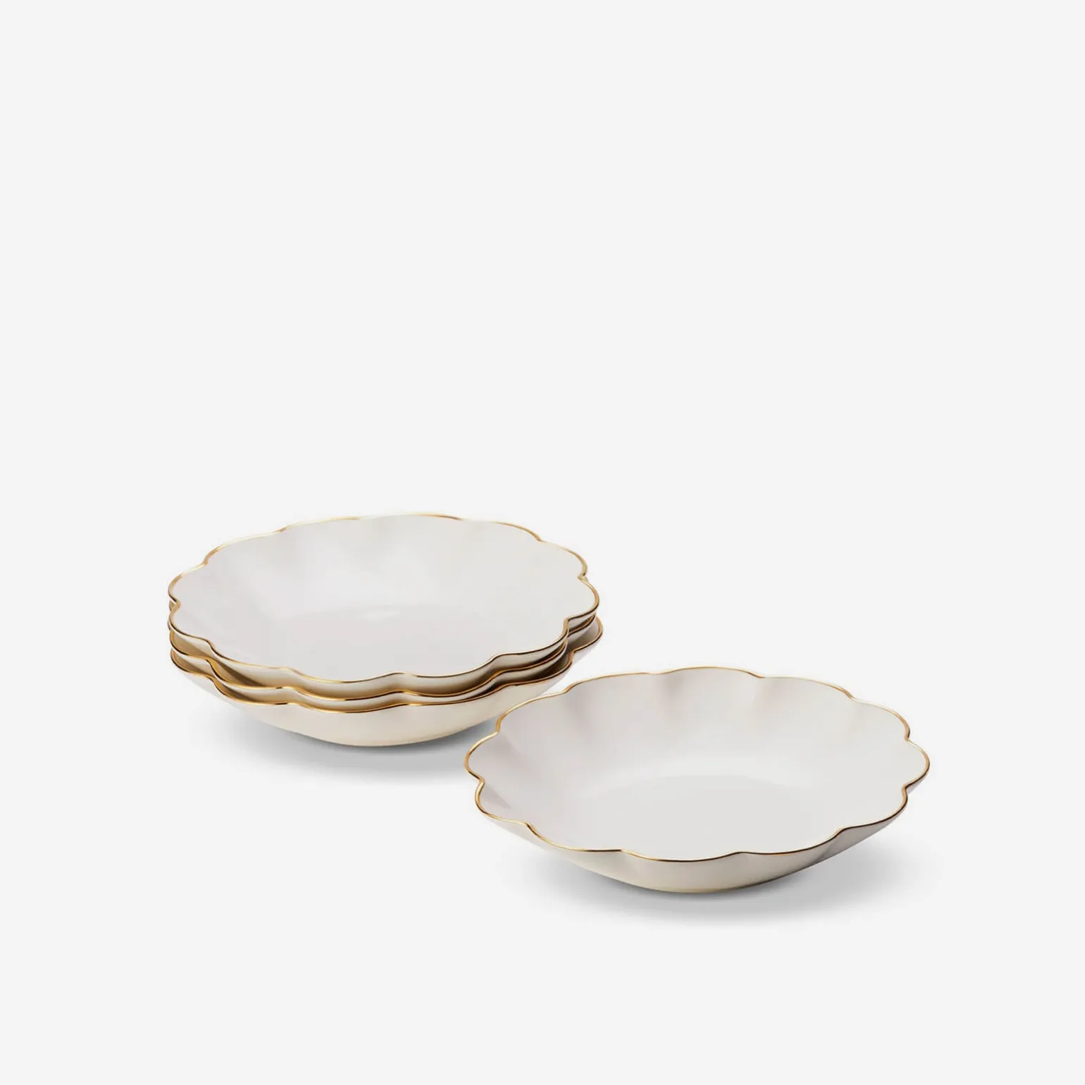 scalloped_appetiser_plate_2.webp Scalloped Appetiser Plate - Set of 4