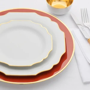 Schubert Charger Plate Burnt Orange