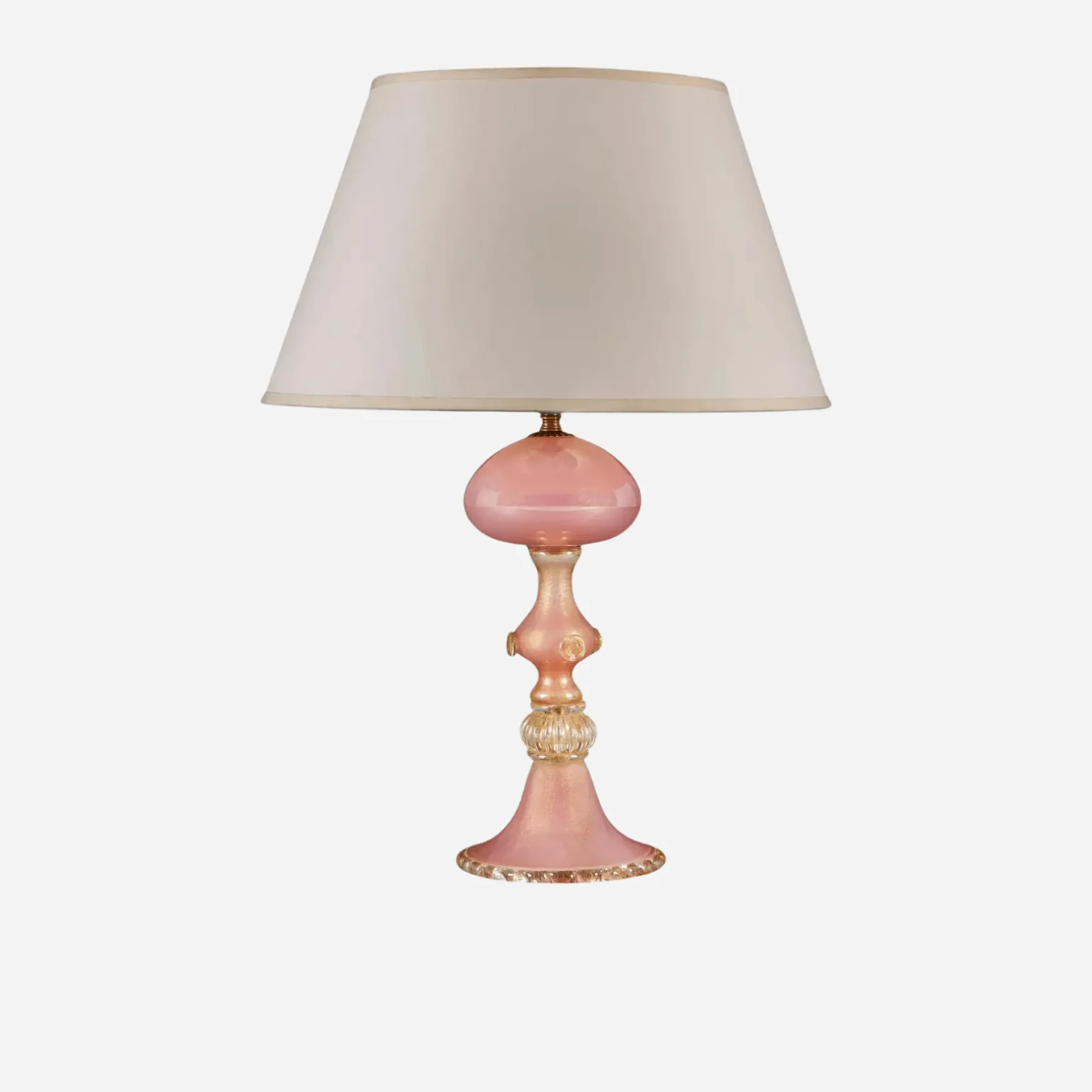seguso_pink_and_gold_mura_0.webp Seguso Pink and Gold Murano Glass Jellyfish Table Lamp