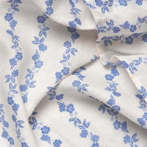 Seppele Stripe Frill Tablecloth Cornflower