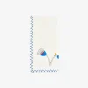Serendipity Embroidered Napkin - Sapphire
