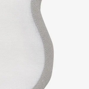 Set of Four Grey Scallop Napkins