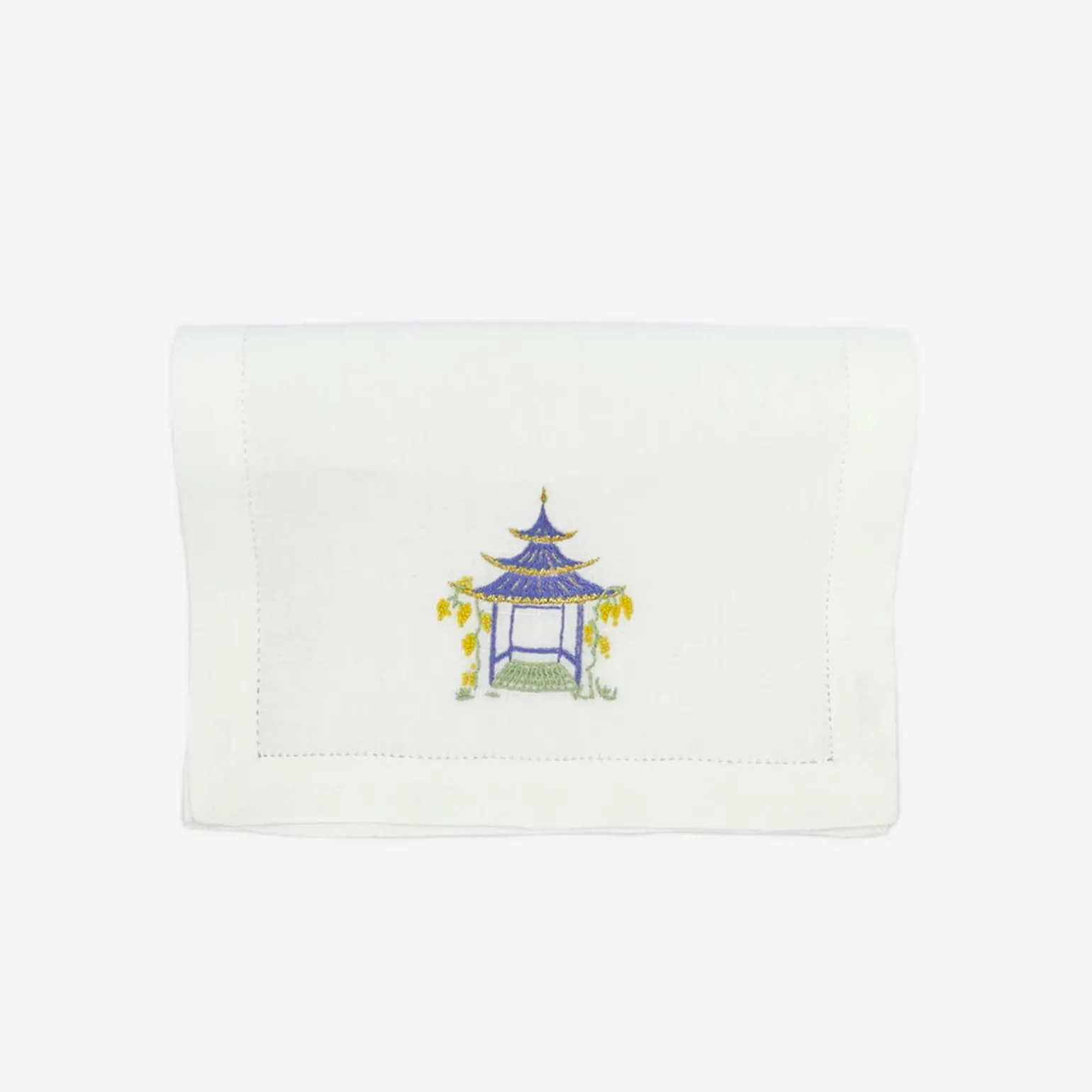 set_of_six_pagoda_embroid_10.webp Set of Six Pagoda Embroidered Cocktail Napkins