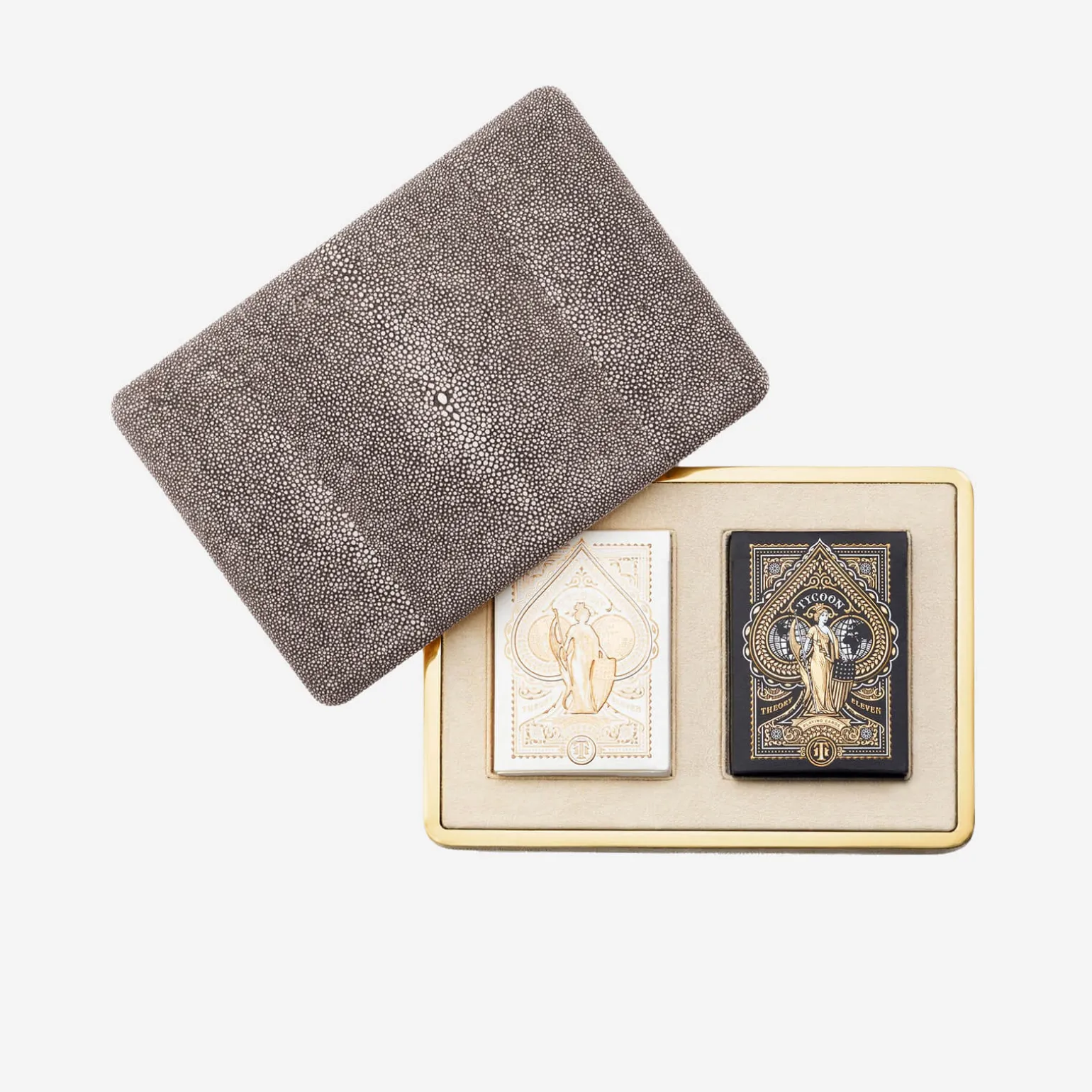shagreen_card_case__choco_0.webp Shagreen Card Case - Chocolate
