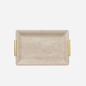 Shagreen Vanity Tray Wheat