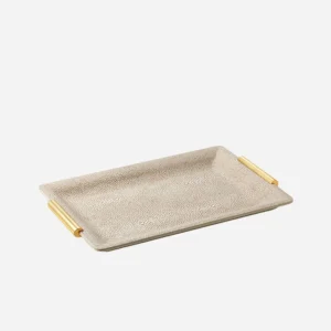 Shagreen Vanity Tray Wheat