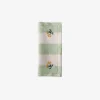 Sirkus Stripe Embroidered Napkin Pistachio