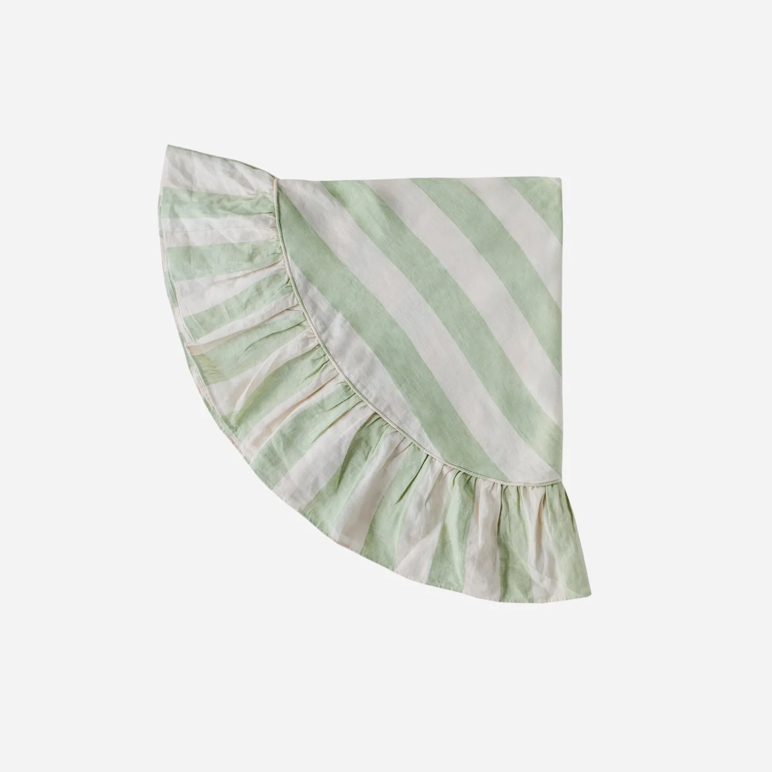 sirkus_stripe_frill_round_0.webp Sirkus Stripe Frill Round Tablecloth Pistachio