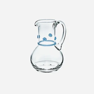 Soft Blue Rosettes Pitcher